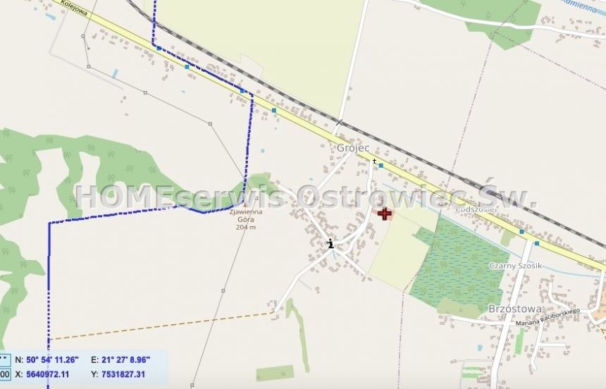 Działka rolno-budowlana 3500 m2 Grójec k/Ostrowca miniaturka 2