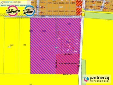 Cedry Wielkie, 1 199 000 zł, 1.26 ha, przyłącze prądu
