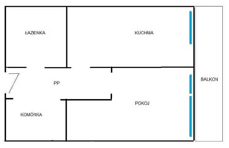 Katowice Osiedle Tysiąclecia, 299 000 zł, 38 m2, pietro 12 miniaturka 6