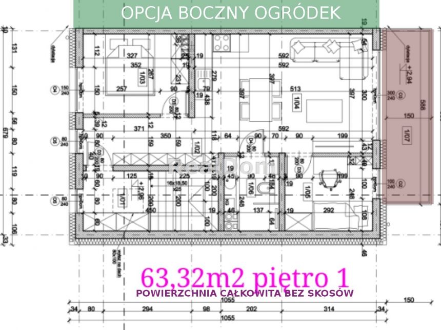 6 pokoi, ogród, balkon, segment szeregówki miniaturka 2