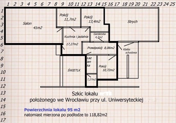 Wrocław Stare Miasto, 698 000 zł, 95 m2, stan dobry miniaturka 14