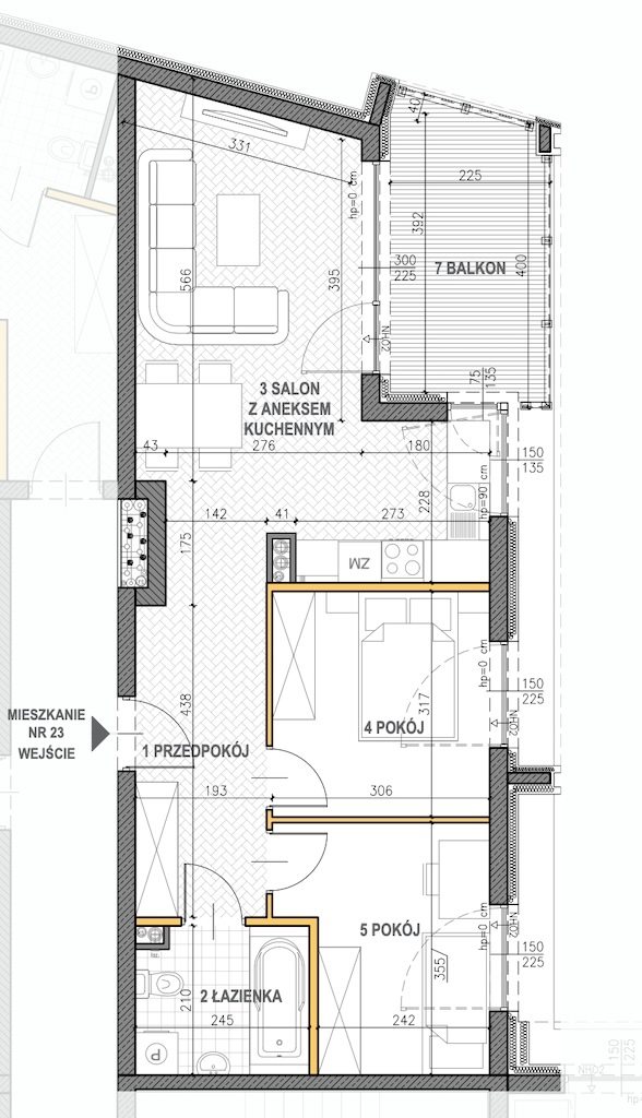 MIESZKANIE 56,02 M2 Z BALKONEM - BUSKO-ZDRÓJ miniaturka 6