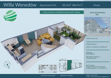 Darłowo, 883 300 zł, 88.33 m2, 5 pokojowe