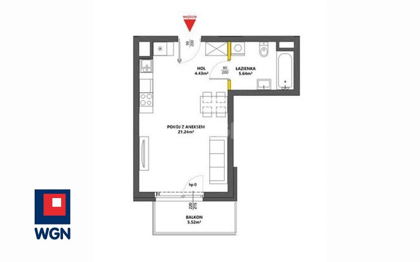 Warszawa Praga-Południe, 600 780 zł, 31.62 m2, z garażem - zdjęcie 1