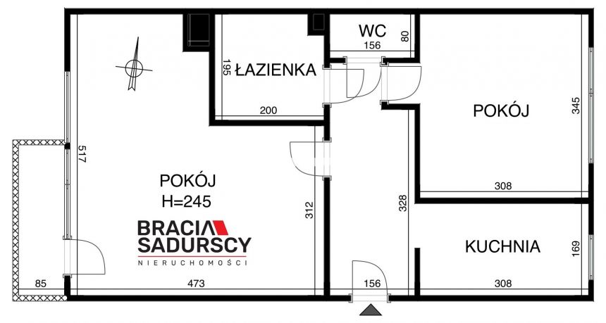 2 niezależne pokoje/Wola Duchacka/duzo światła miniaturka 3