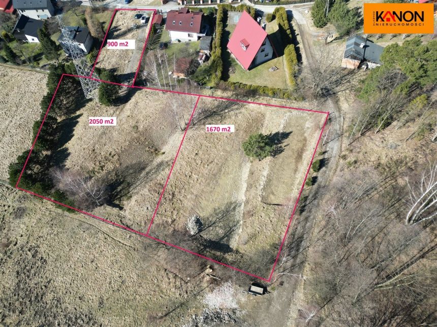 Wilkowice, 560 000 zł, 29.5 ar, budowlana miniaturka 2