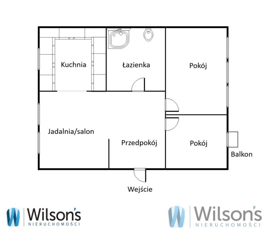 Warszawa Włochy, 750 000 zł, 48.5 m2, pietro 4/4 miniaturka 2