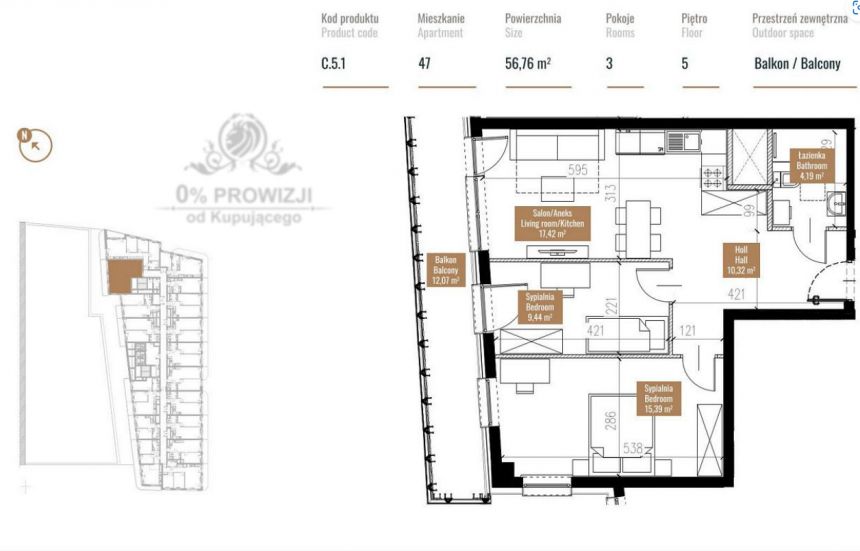 Apartament 3pok/600m od Rynku/Pod klucz z meblami i AGD! miniaturka 10