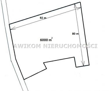 Kowiesy, 110 000 zł, 60 ar, woda w drodze