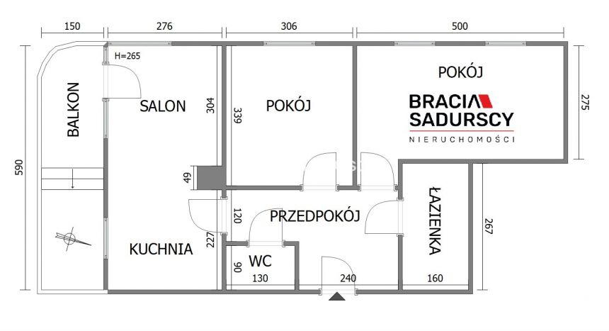 ul.Piltza, 3-pok z balkonem, doskonała lokalizacja miniaturka 3