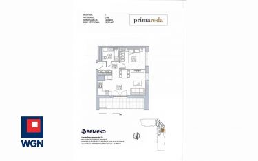 Reda Prima Reda, 359 000 zł, 41.22 m2, do wykończenia