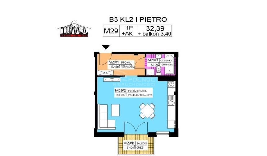 Przy Oś Świętokrzyskim Nowe Deweloperskie od 25 m2 miniaturka 1