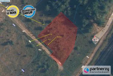 Borkowo, 218 457 zł, 12.43 ar, droga dojazdowa utwardzona