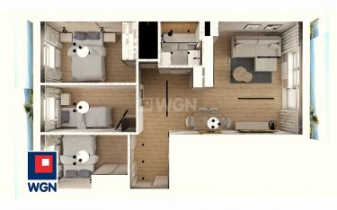 Elbląg Zawada, 529 000 zł, 61.4 m2, M4