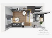 Mieszkanie 25,61m2 + balkon,1 pok. obok, nowe/ Dworca Główengo miniaturka 5