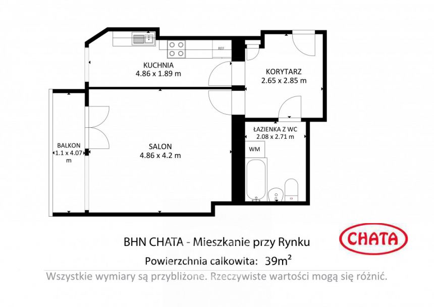 Wrocław Stare Miasto, 505 000 zł, 39.29 m2, pietro 2/4 miniaturka 15