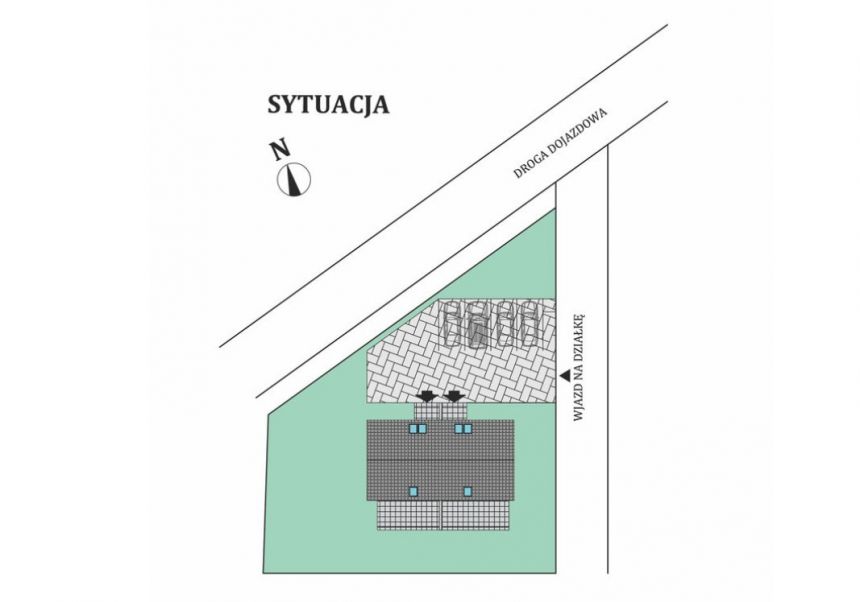 DOM-PÓŁ BLIŹNIAKA-BRZEZIE-74,60M2 miniaturka 5