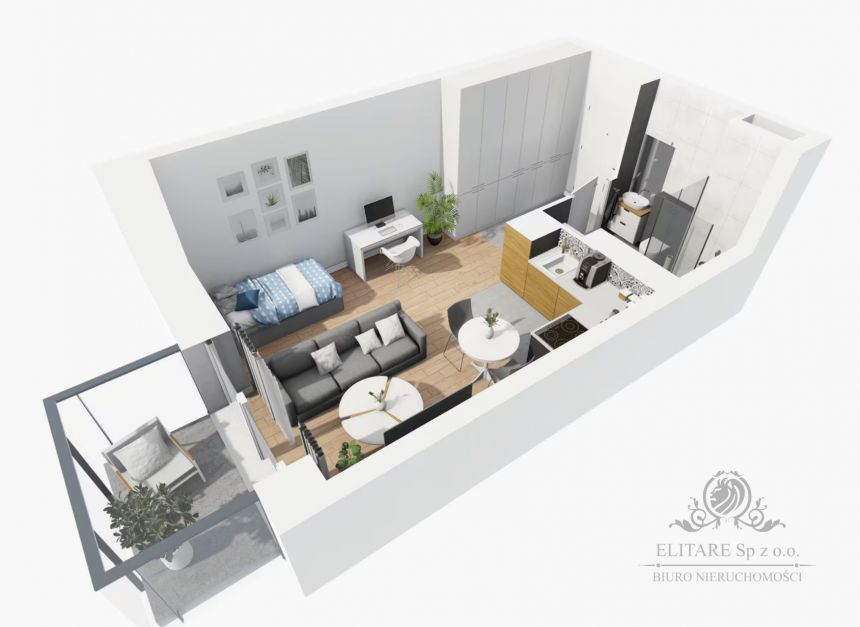 REZERWACJA! Mieszkanie NOWE 27,66m2 ,1 pok. w Centrum Wrocławia/Stare Miasto miniaturka 7