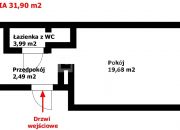 Legnica Tarninów, 185 000 zł, 31.9 m2, z balkonem miniaturka 2