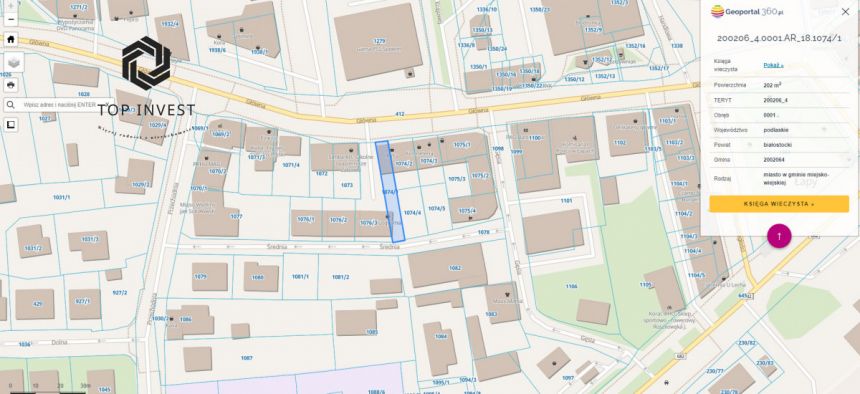 Łapy, 450 000 zł, 2.98 ar, inwestycyjna miniaturka 2