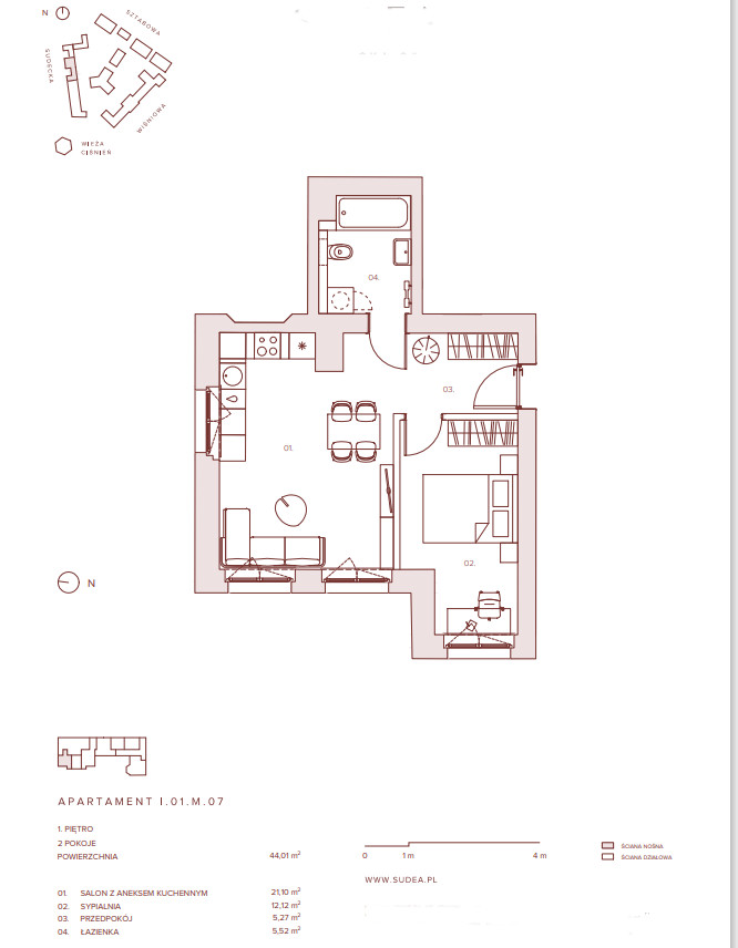 Prestiżowy Apartament w centrum Wrocław Borek miniaturka 7