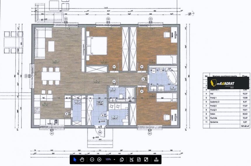 Ełk, 1 740 000 zł, 171.2 m2, ogrzewanie podłogowe miniaturka 2