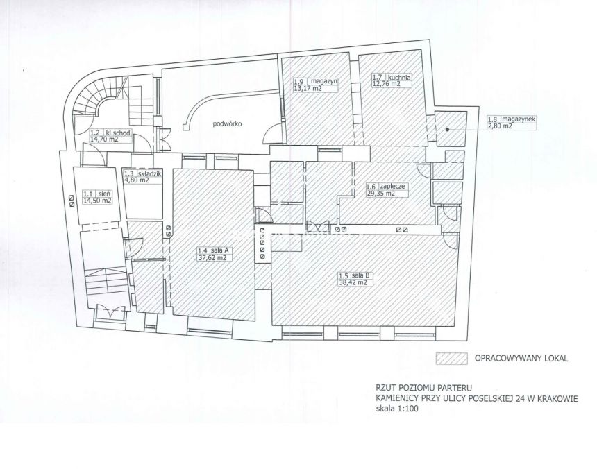 Kraków Stare Miasto, 2 950 000 zł, 134.12 m2, 5 pokoi miniaturka 34