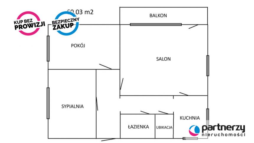 Gdynia Karwiny, 699 000 zł, 60.03 m2, pietro 8/10 miniaturka 2