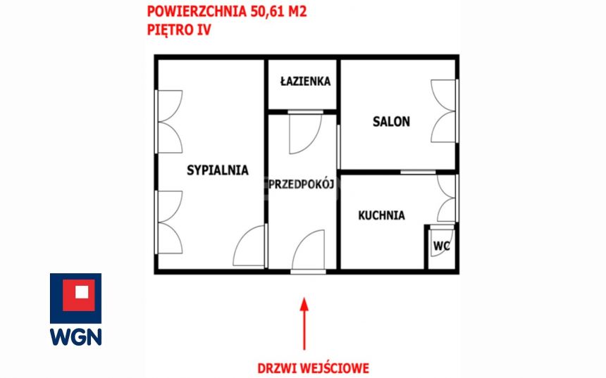 Legnica Zosinek, 259 000 zł, 50.61 m2, pietro 4/5 miniaturka 2