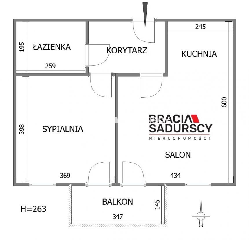 Przestronne mieszkanie 2 - pokojowe - Mydlniki miniaturka 3