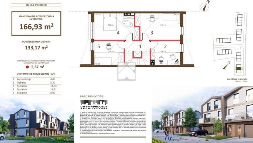 Dom 114,29 m2 | garaż | działka 168 m2 | Słocina miniaturka 4