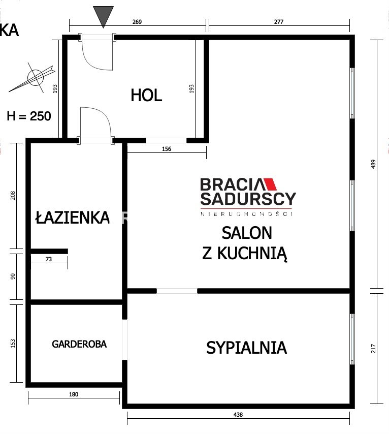 2-pokojowe mieszkanie 42,5 m²! miniaturka 3