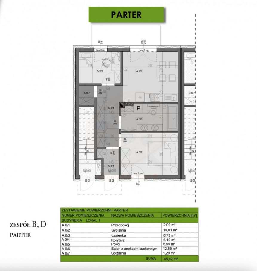 Krosno, 317 940 zł, 45.42 m2, parter miniaturka 14