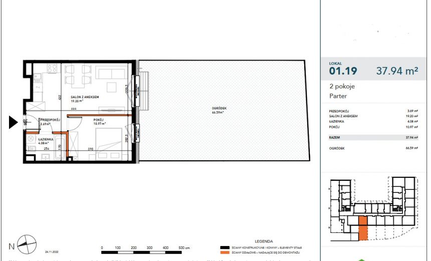 Piękny apartament w topowej lokalizacji/idealny pod wynajem/blisko Świdnickiej miniaturka 20