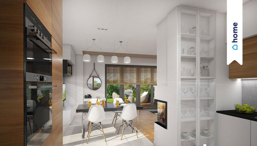 Dom wolnostojący 140m2 z garażem w bryle budynku miniaturka 14