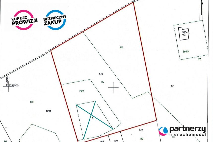 Gdynia Wiczlino, 2 151 500 zł, 86.06 ar, budowlana miniaturka 5