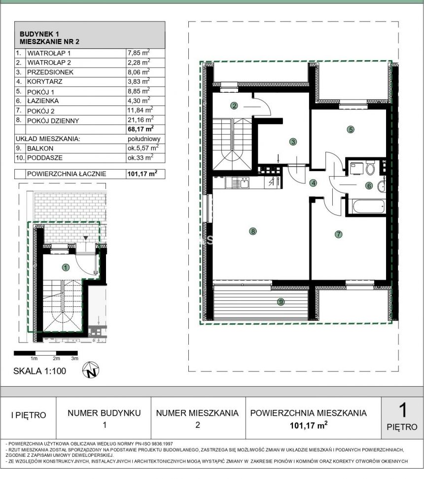 57m2, ogródek i miejsce postojowe, ul. Dożynkowa miniaturka 9