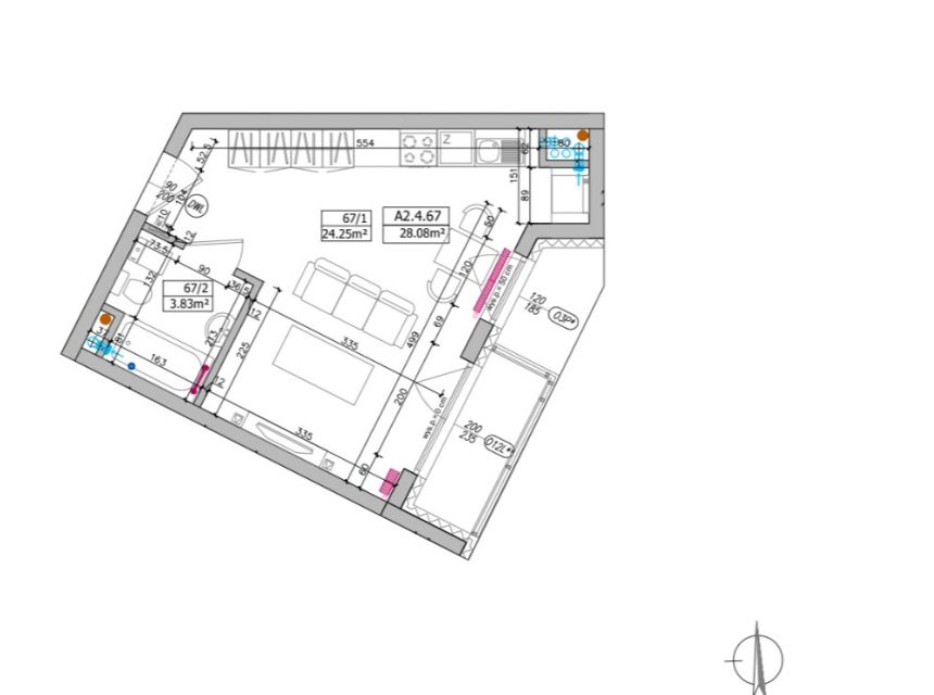 Klimatyczna i urokliwa kawalerka typu OPEN SPACE w atrakcyjnej lokalizacji miniaturka 15