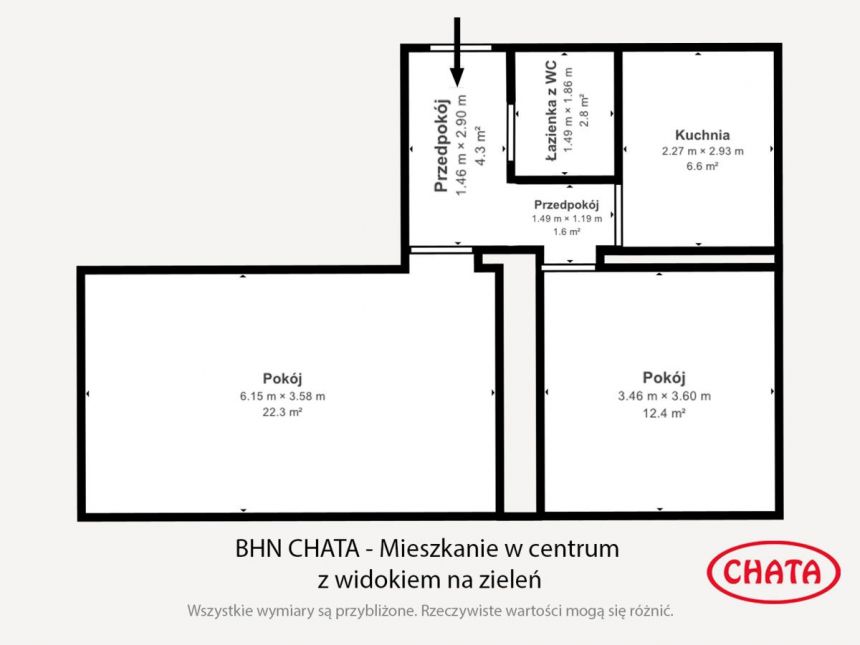 Wrocław Śródmieście, 585 000 zł, 52 m2, z balkonem miniaturka 1