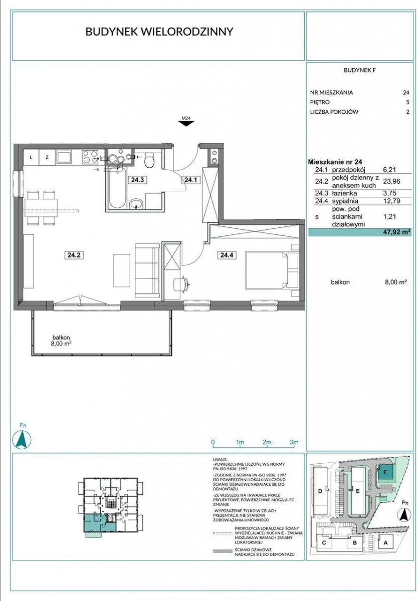 Chorzów, 402 528 zł, 47.92 m2, pietro 5, 6 - zdjęcie 1