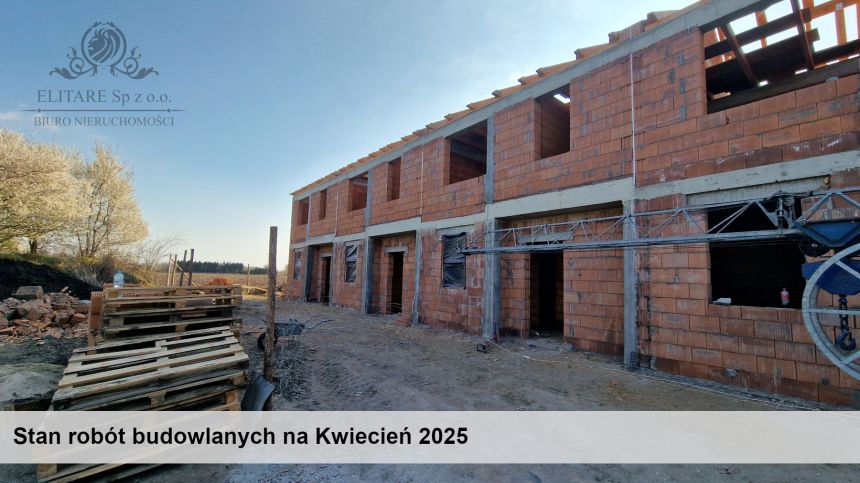 DOM szereg środkowy 102,50m2 z działką 148m2m2, Iwiny Siechnice miniaturka 15