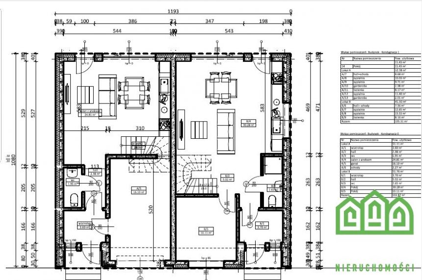 Nowy dom bliźniak 104/215m2 Flisy  XII.2025r miniaturka 3