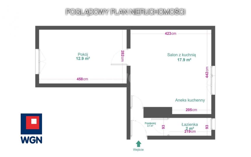 Gliwice Szobiszowice, 229 000 zł, 40.08 m2, stan dobry miniaturka 6