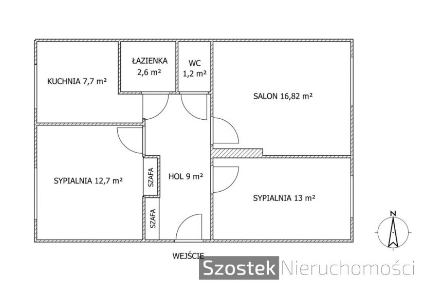 Częstochowa Stare Miasto, 299 999 zł, 63.02 m2, M3 miniaturka 13