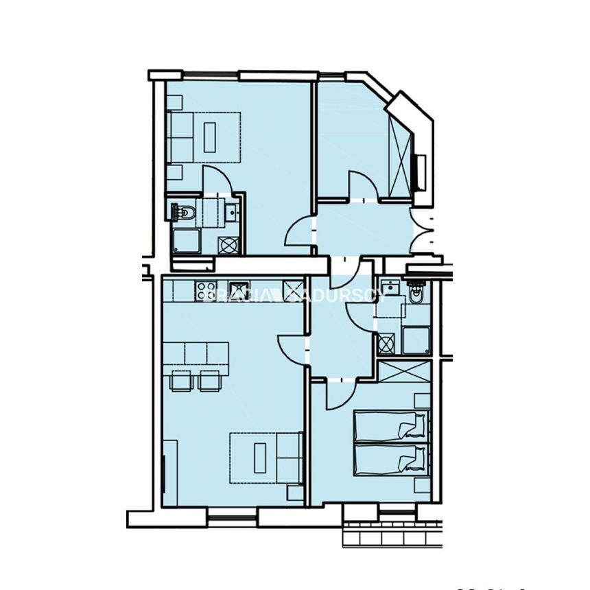 Kraków Kazimierz 3 pok ok 78m2 miniaturka 4