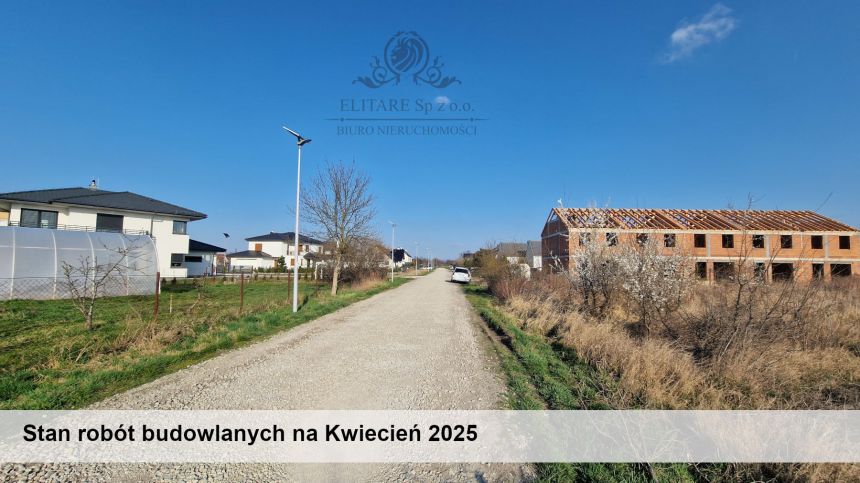 DOM szereg środkowy 102,50m2 z działką 148m2m2, Iwiny Siechnice miniaturka 17