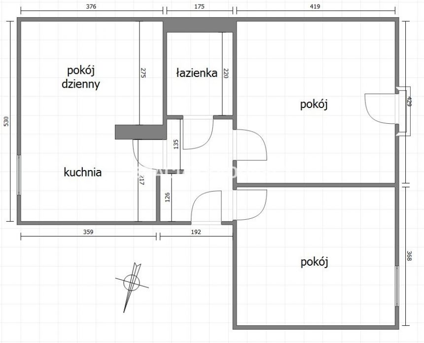 2 pokojowe na Kazimierzu przy Bulwarach Wiślanych miniaturka 3