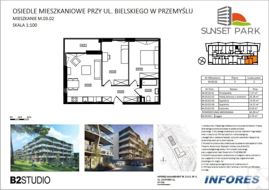 Mieszkanie na osiedlu sunset park A 03.02 miniaturka 3