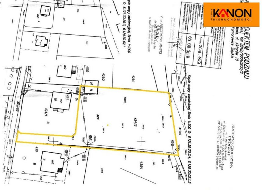 Bielsko-Biała Komorowice Śląskie, 649 500 zł, 21.11 ar, budowlana miniaturka 2