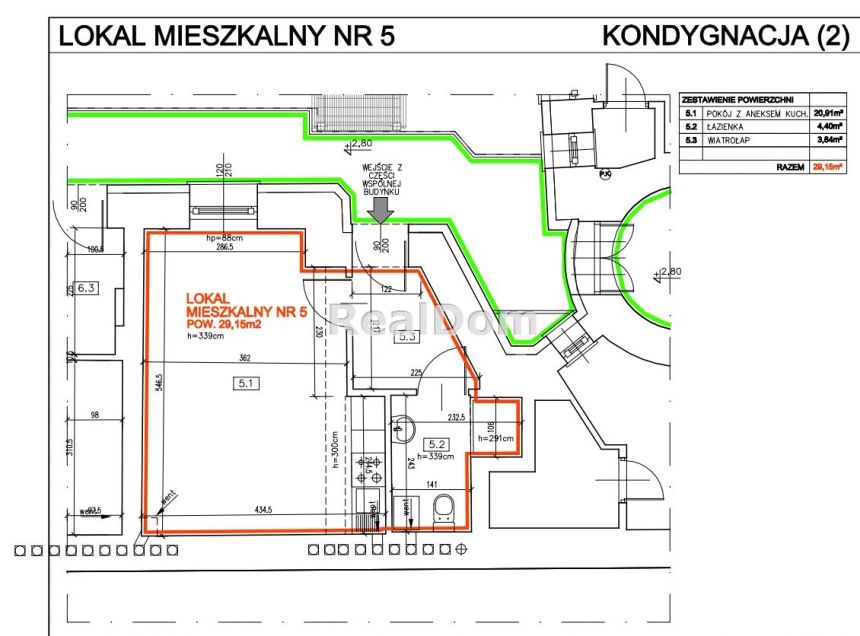 Kawalerka w centrum w stanie deweloperskim miniaturka 6